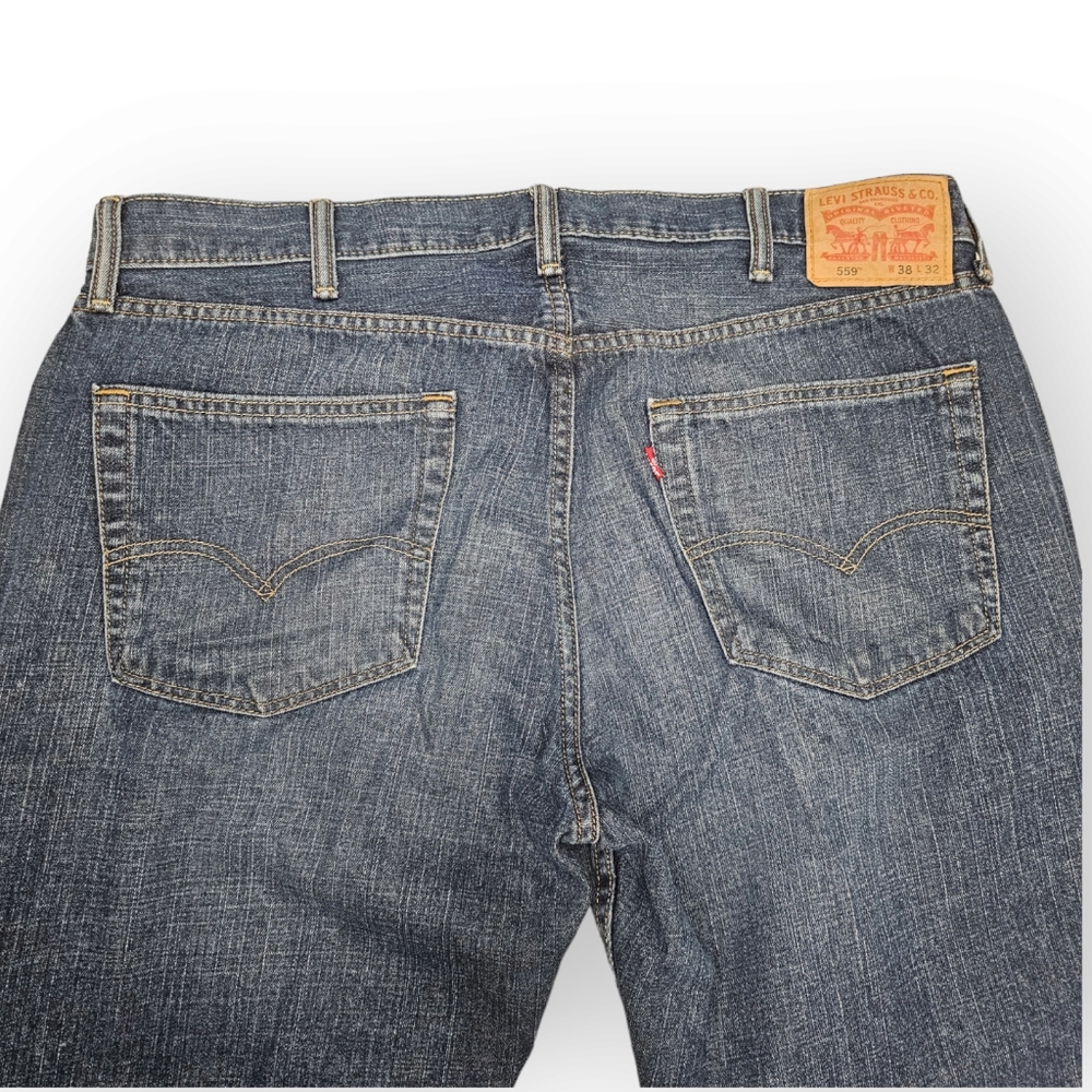 Levi's 559 Relaxed Straight Jeans Men's W38 L32 - Picture 3 of 10